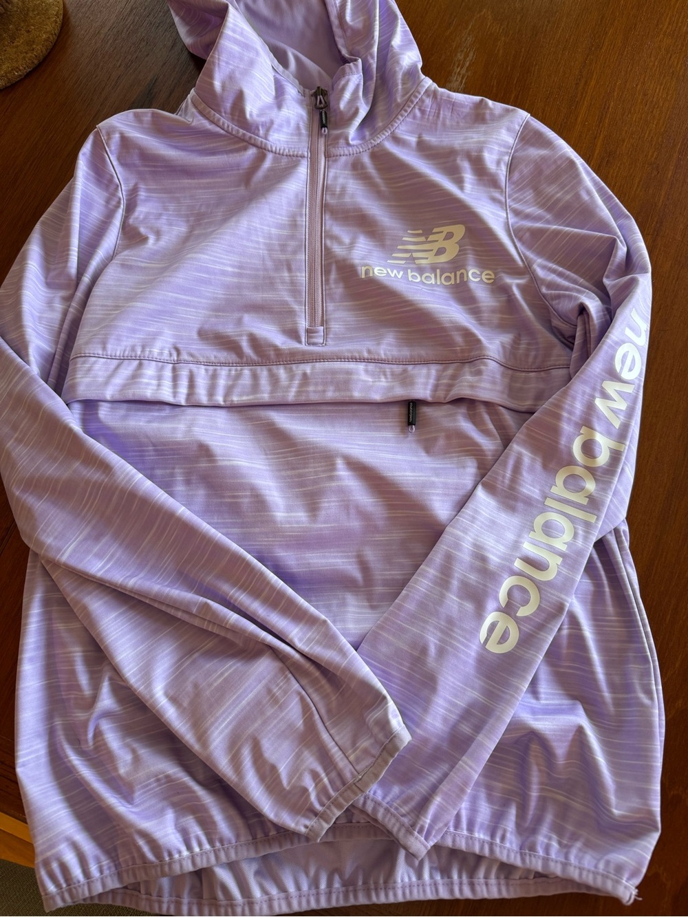 New Balance Lilac Half-Zip Pullover